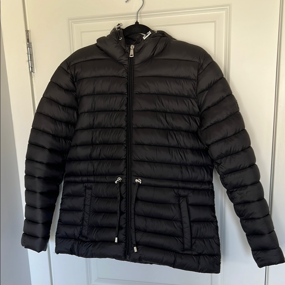 Ralph Lauren Black Puffer Jacket with Hood